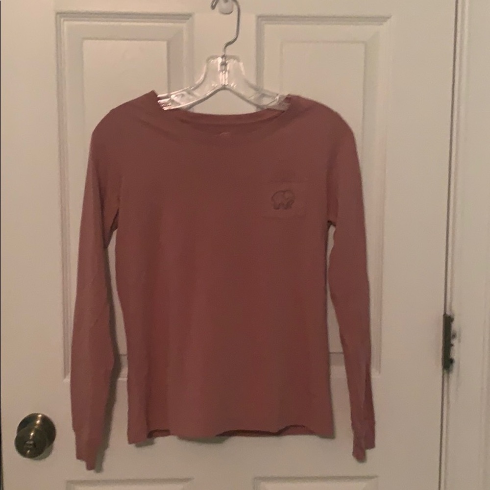 mauve ivory ella long sleeve t-shirt